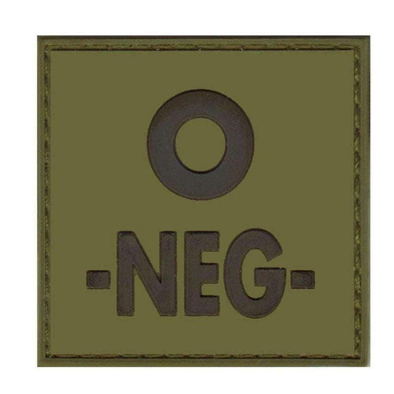 Patch groupe sanguin basse visibilité PVC