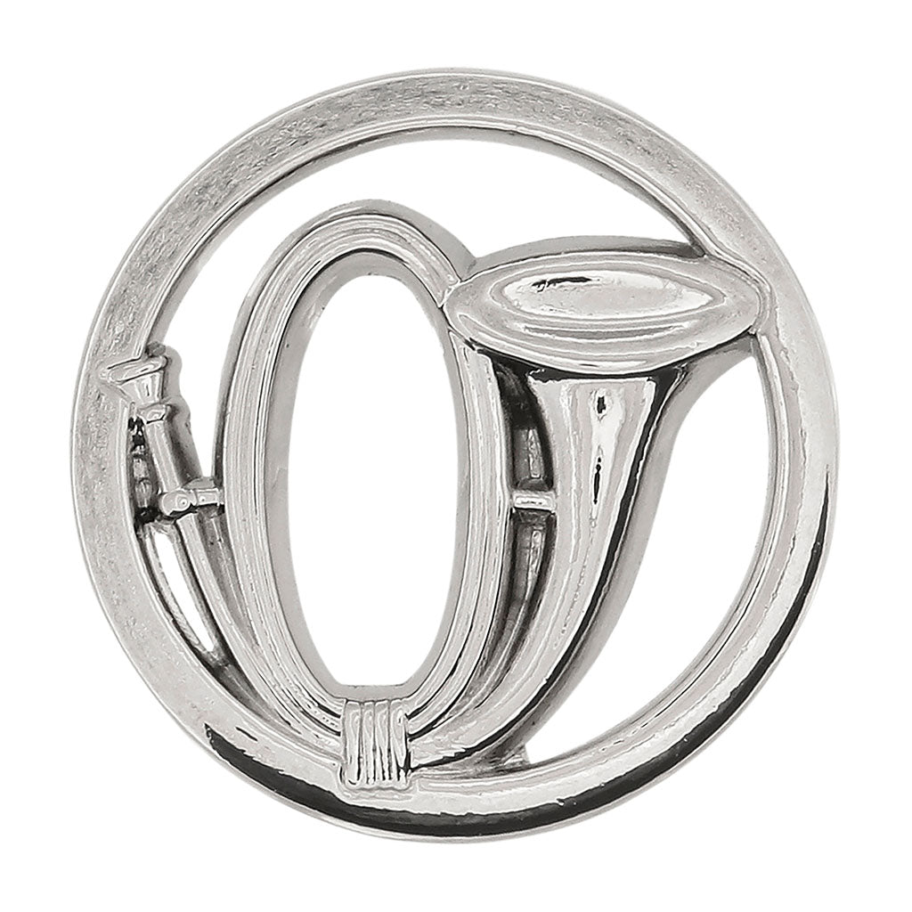Pin's insigne de béret cor de chasse Boussemart emblème des chasseurs à porter au revers