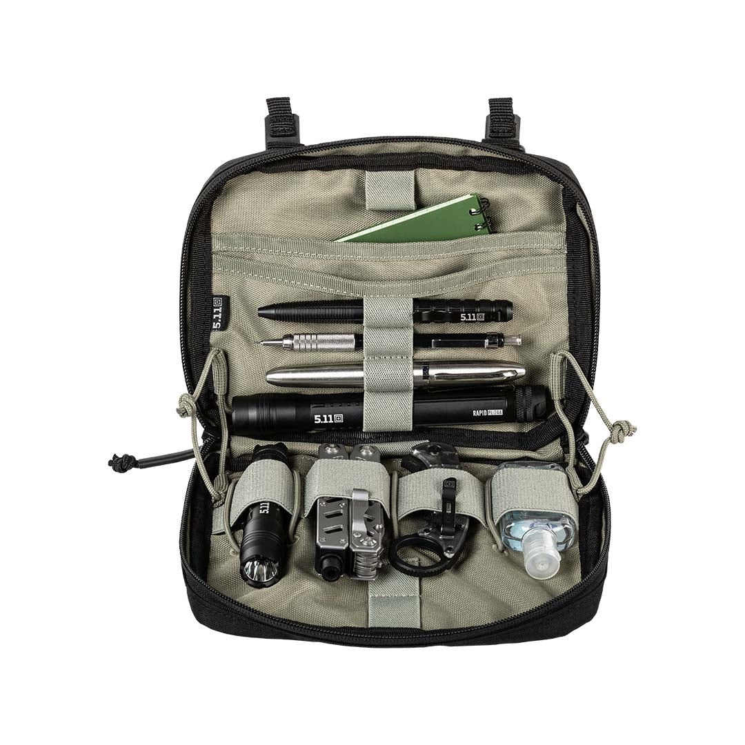 Pochette Flex Admin longue 5.11 Tactical à panneau rigide PE et rétention paracorde