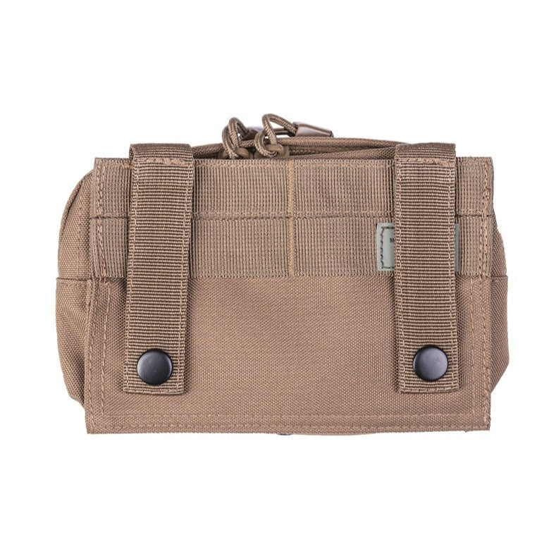 Pochette Mil-Tec Belt MOLLE Small polyester Oxford enduit PVC 17 × 5 × 12 cm avec œillet de drainage