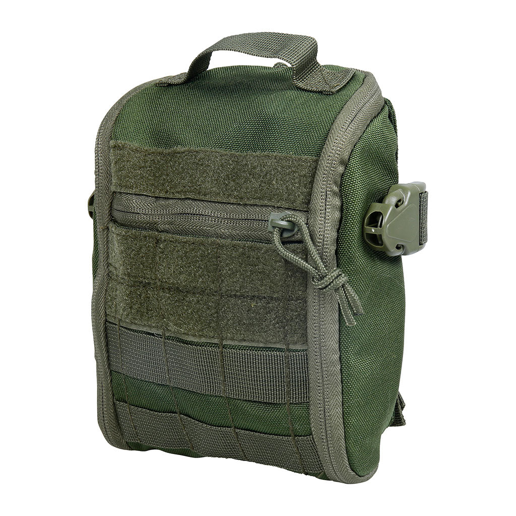 Pochette médicale Ares MOLLE détachable à ouverture complète et compartiments élastiques