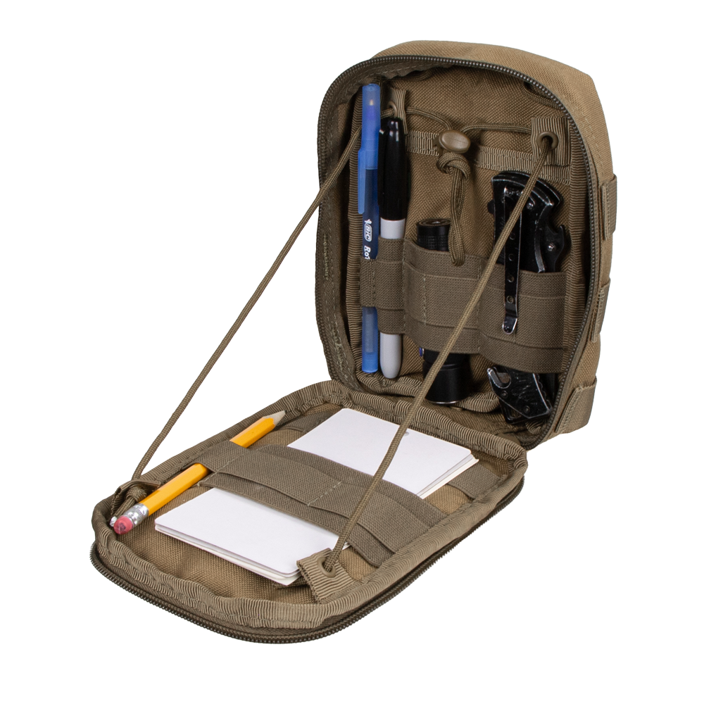 Pochette multi-usages Condor Sidekick ouverture à plat en plan de travail