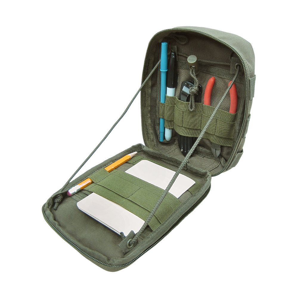 Pochette multi-usages Condor Sidekick ouverture à plat en plan de travail