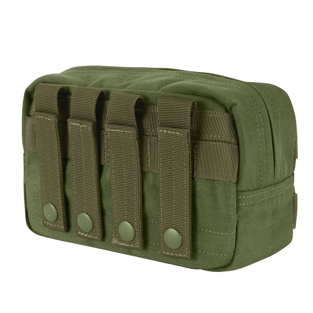 Pochette multi-usages Condor Utility 11 x 22 x 9 cm double glissière et sangle MOLLE