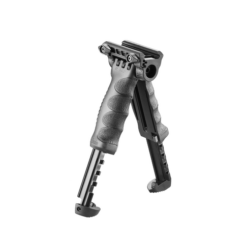 Poignée-bipied FAB Defense T-POD G2 QR à fixation rapide et jambes réglables pour rail Picatinny