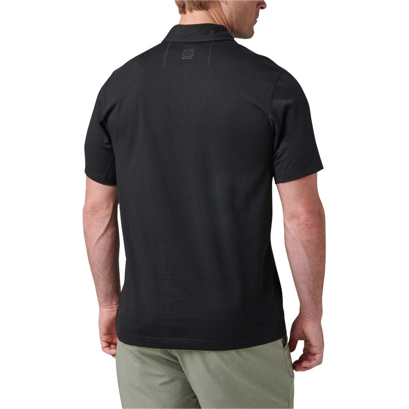 Polo Archer Crest 5.11 Tactical coton pima extensible à col deux parties