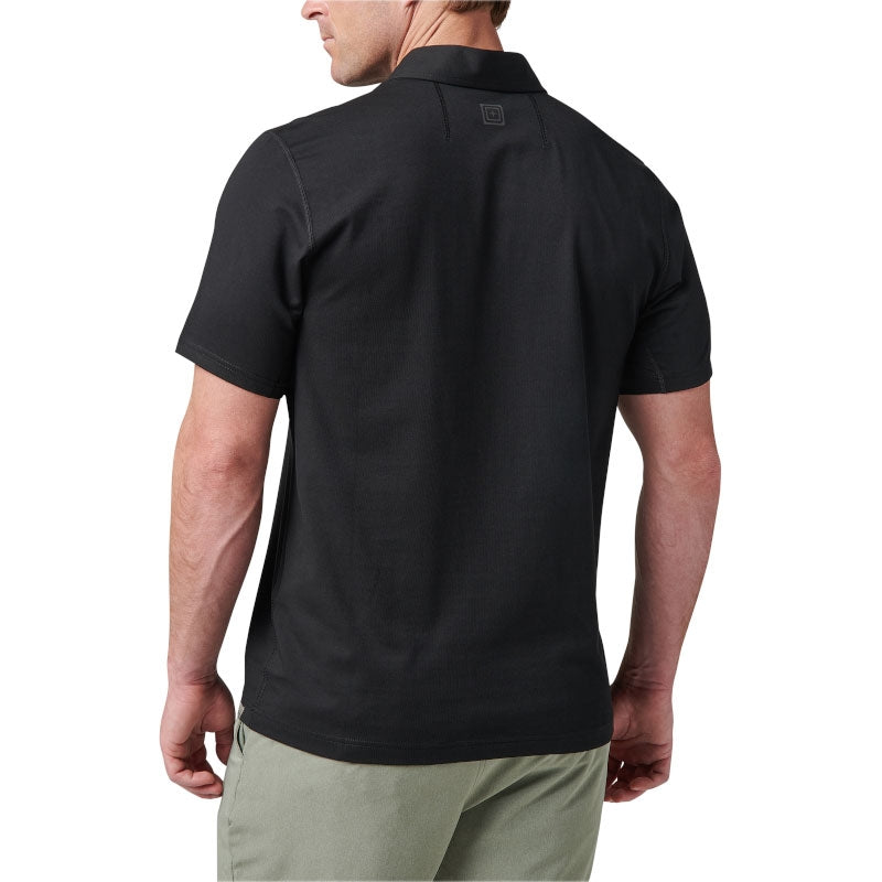 Polo Archer Crest 5.11 Tactical coton pima extensible à col deux parties