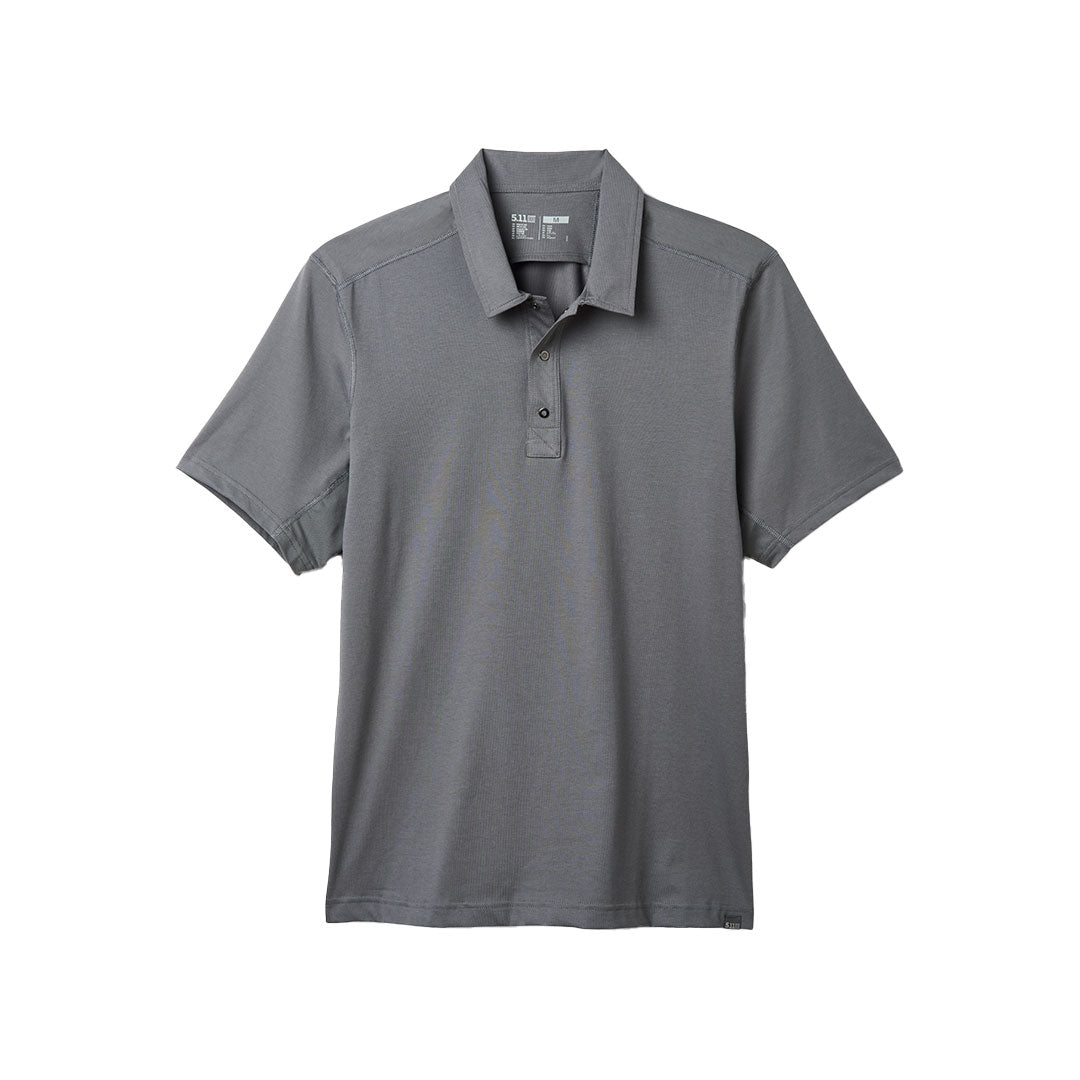 Polo Archer Crest 5.11 Tactical coton pima extensible à col deux parties