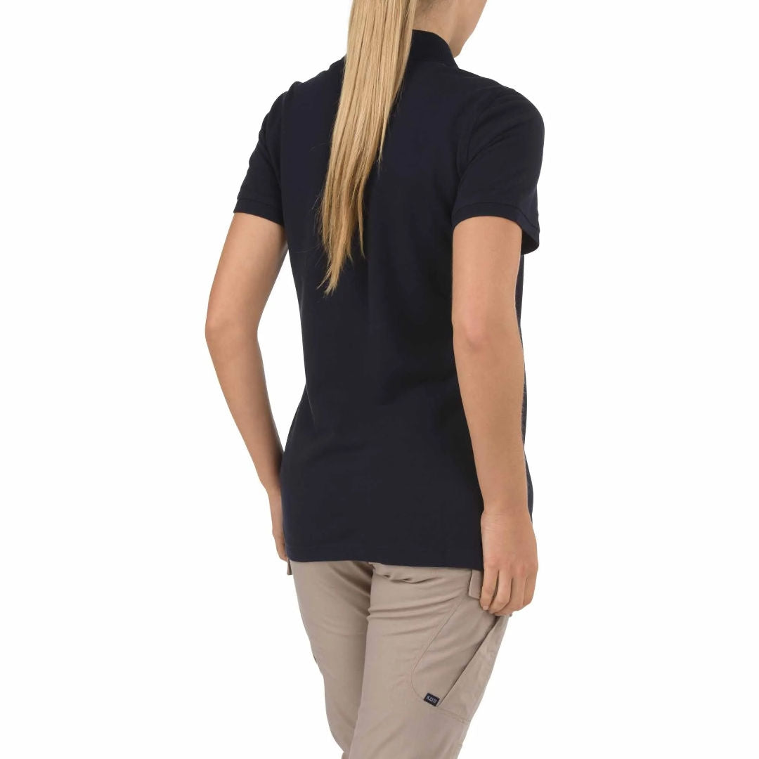 Polo Professional femme 5.11 Tactical coton piqué 6,8 oz à col baleiné
