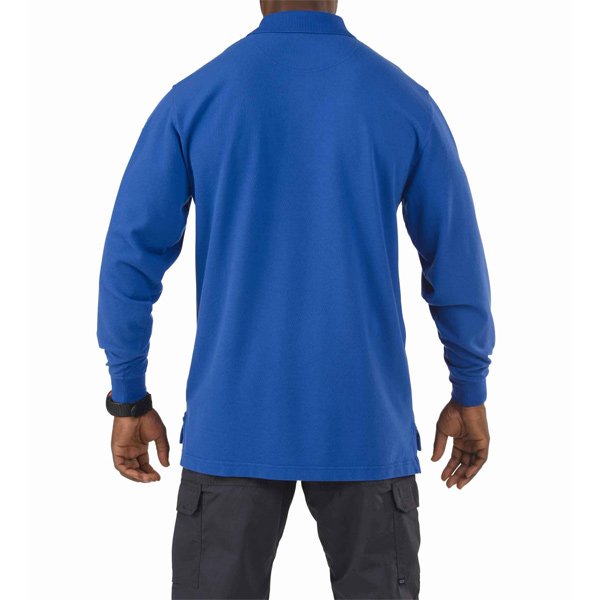 Polo Professionnel manches longues 5.11 Tactical coton piqué 193 g prélavé