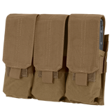 Porte-chargeur Condor Triple M4 six chargeurs rabats amovibles brides élastiques