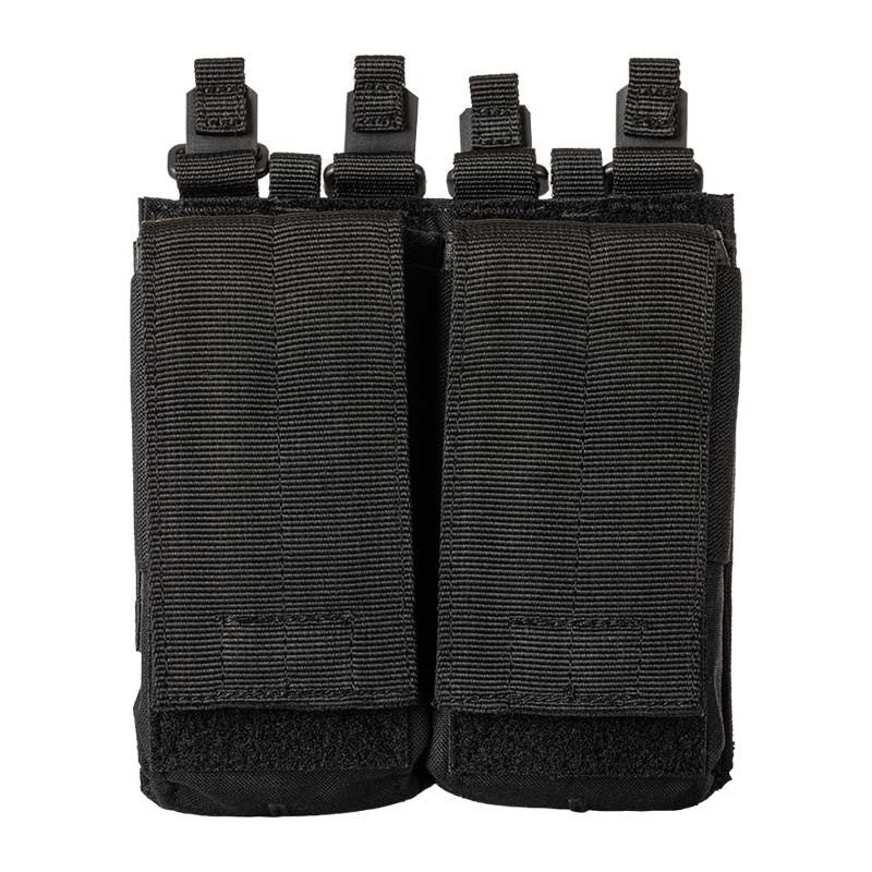 Porte-chargeur double AR 5.11 Tactical Flex à rabat de protection en nylon 500D