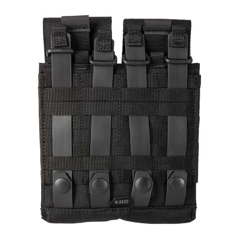 Porte-chargeur double AR 5.11 Tactical Flex à rabat de protection en nylon 500D