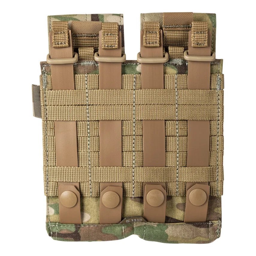 Porte-chargeur double AR 5.11 Tactical Flex à rabat de protection en nylon 500D