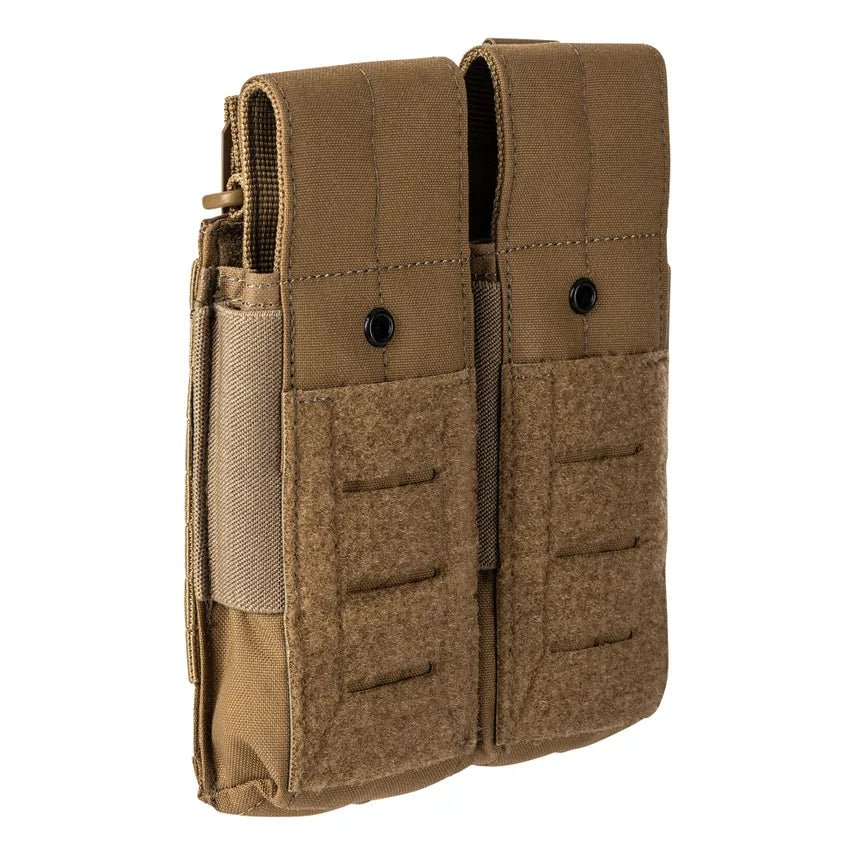 Porte-chargeur double AR 5.11 Tactical Flex à rabat de protection en nylon 500D