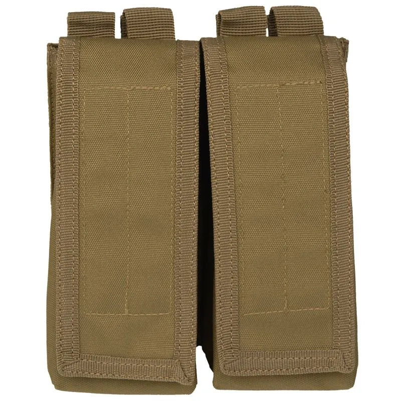 Porte-chargeur double Mil-Tec AK47 polyester enduit PVC 15 × 7 × 19 cm capacité quatre chargeurs