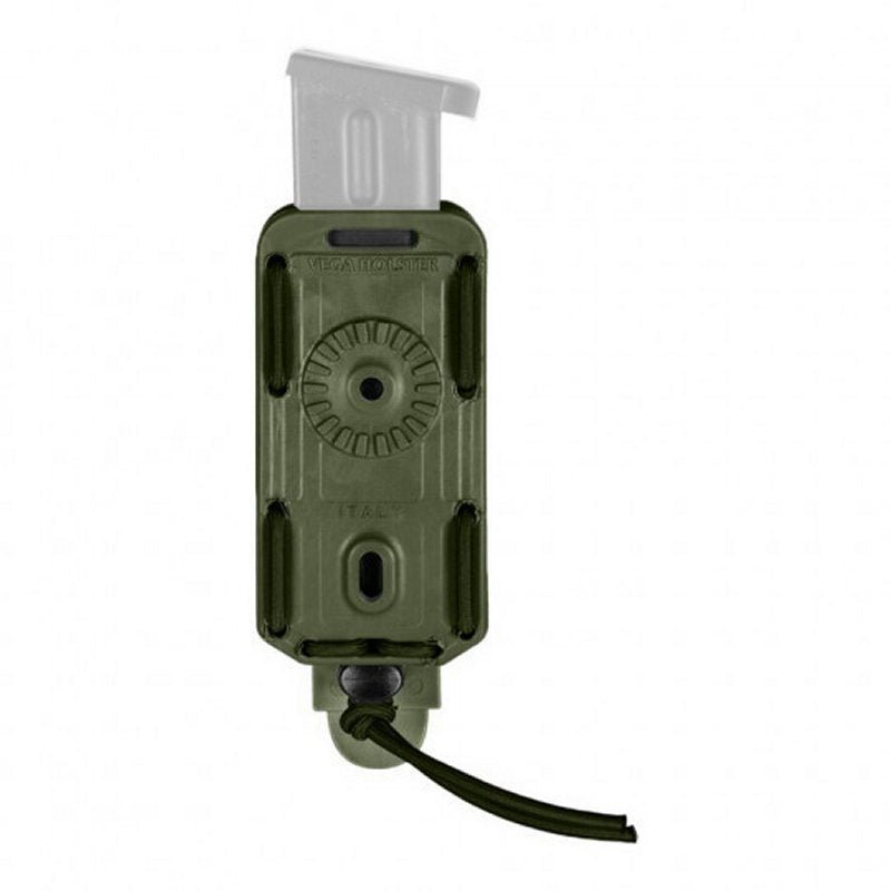 Porte-chargeur rigide Vega Holster Bungy 8BL01 pour chargeur de pistolet double pile, rétention élastique