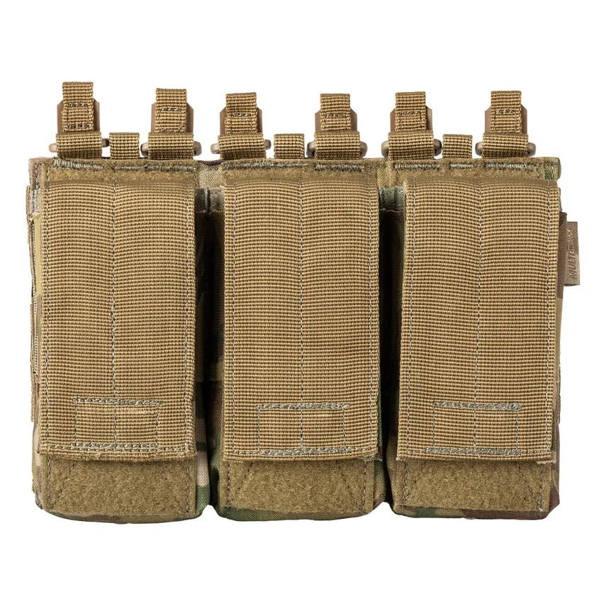 Porte-chargeur triple AR 5.11 Tactical Flex à rabat en nylon 500D