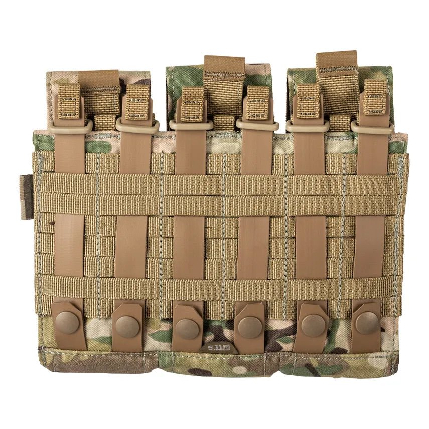 Porte-chargeur triple AR 5.11 Tactical Flex à rabat en nylon 500D