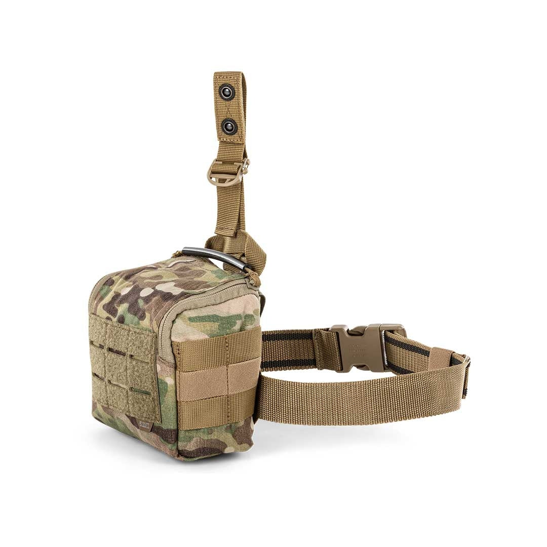 Porte-grenade double 40 mm 5.11 Tactical en nylon 500D à rabat de rétention MOLLE