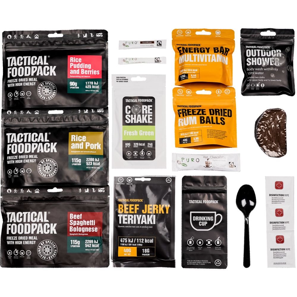 Ration lyophilisée Tactical Foodpack Hotel 3 Repas