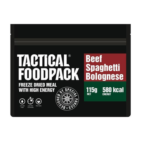 Ration lyophilisée Tactical Foodpack Spaghettis Bolognaise 507 kcal