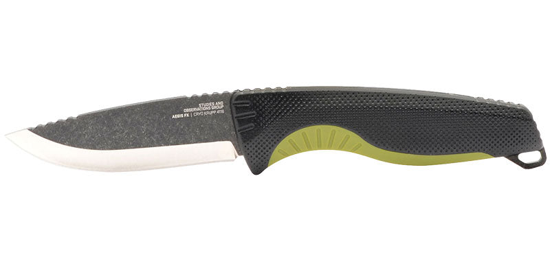 Couteau à lame fixe SOG Aegis FX acier CRYO KRUPP 4116 lame 93 mm
