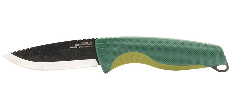 Couteau à lame fixe SOG Aegis FX acier CRYO KRUPP 4116 lame 93 mm