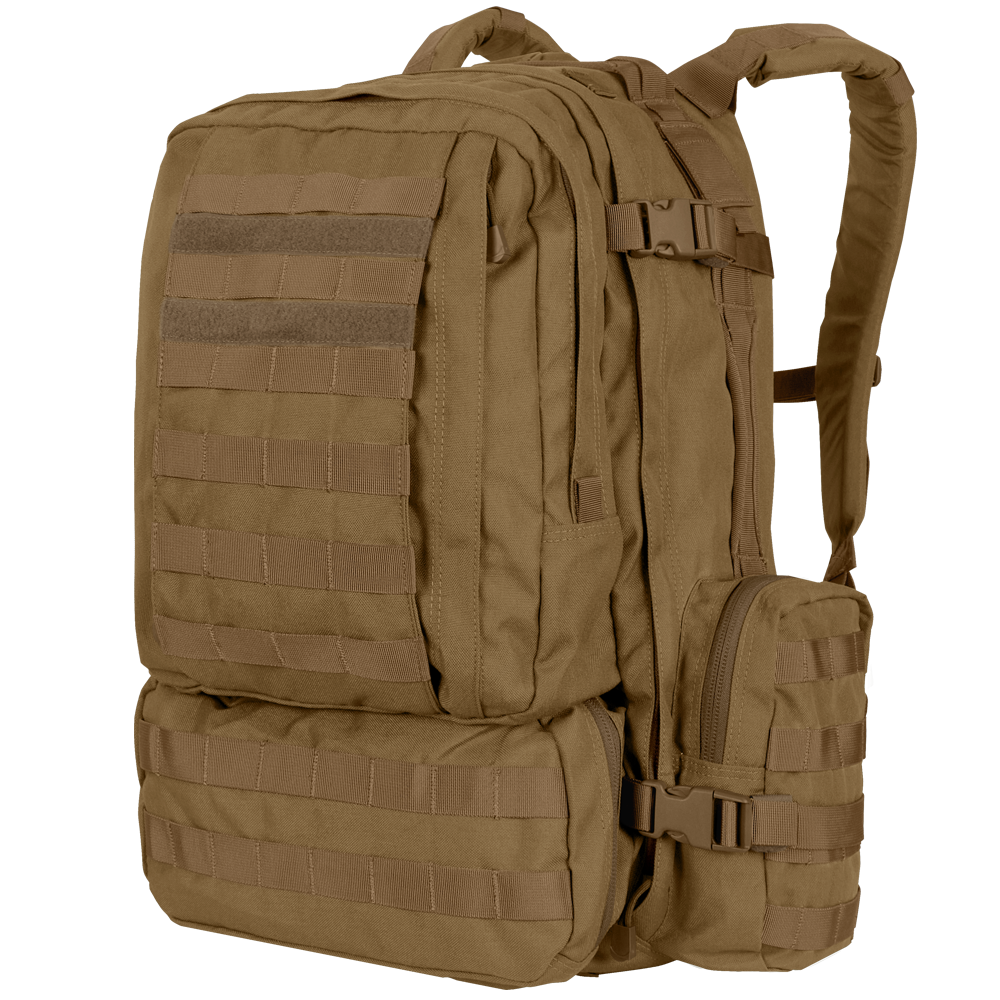 Sac à dos Condor 3 Day Assault Pack 50 L ceinture amovible et dos ventilé