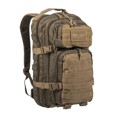 Sac à dos Mil-Tec US Assault Small 20L version bicolore polyester enduit PVC MOLLE 42 × 20 × 25 cm