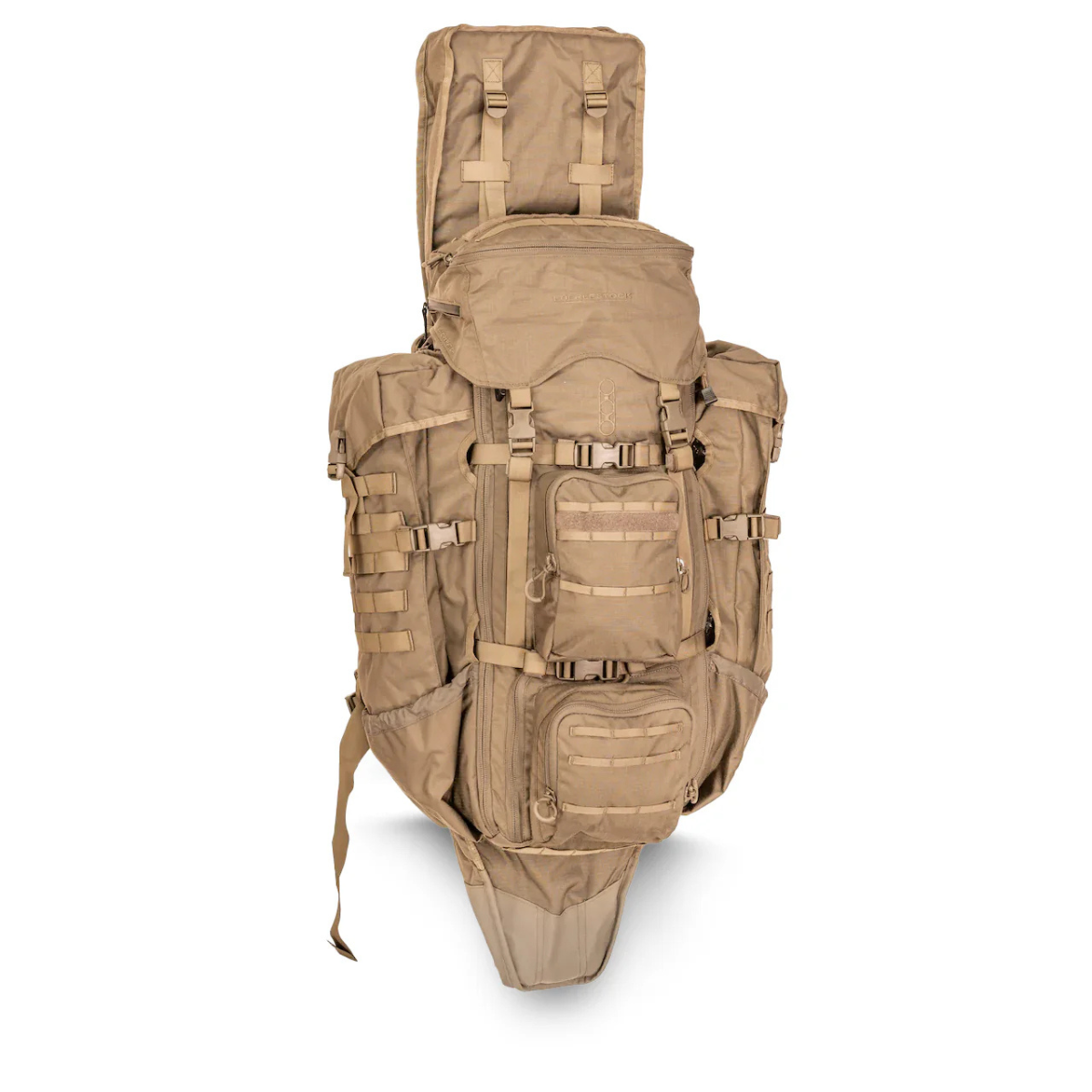 Sac à dos tactique Eberlestock Operator G4 98 L avec fourreau intégré, cadre Intex-II et rabat supérieur amovible