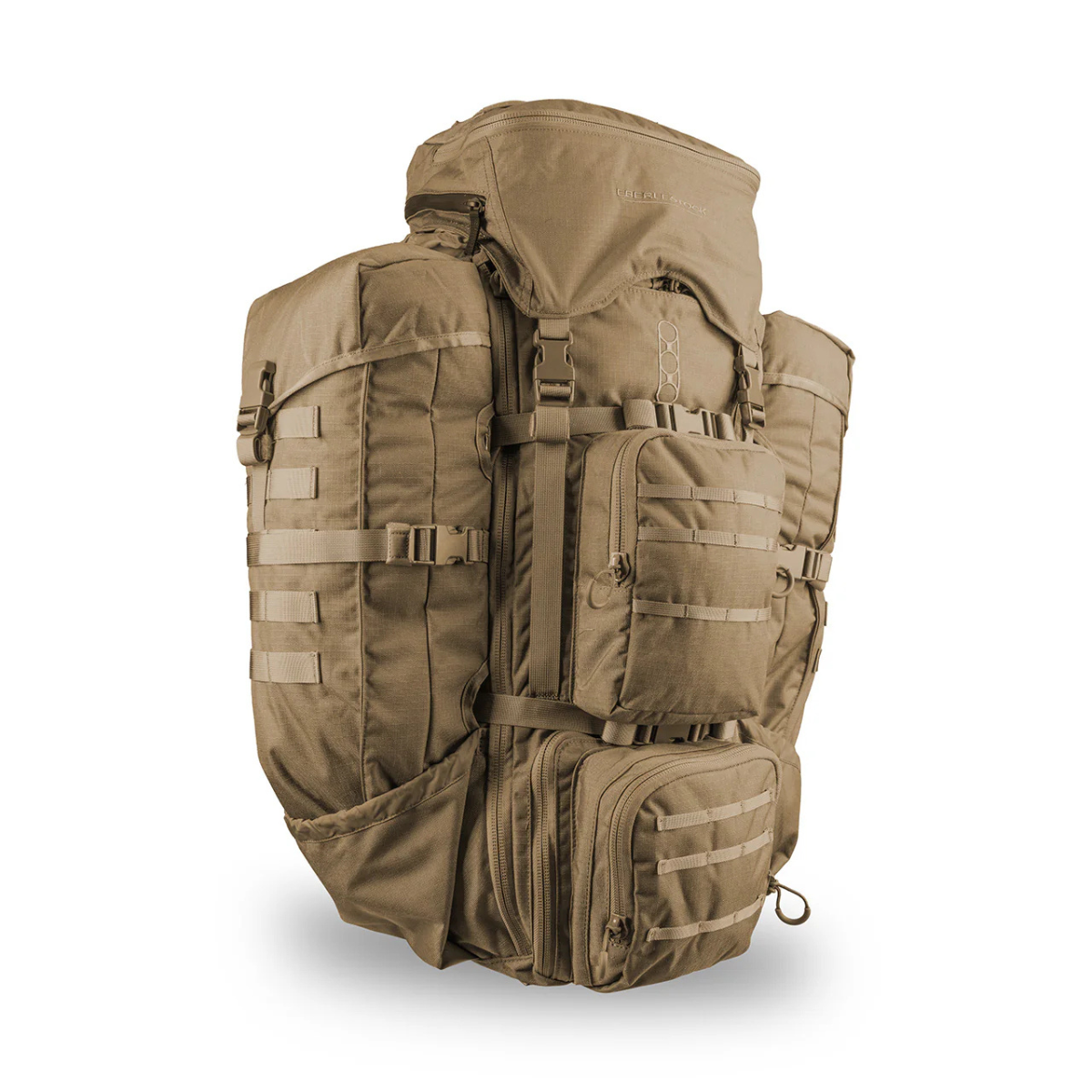 Sac à dos tactique Eberlestock Terminator 102 L renforcé avec cadre Intex-II et housse de pluie
