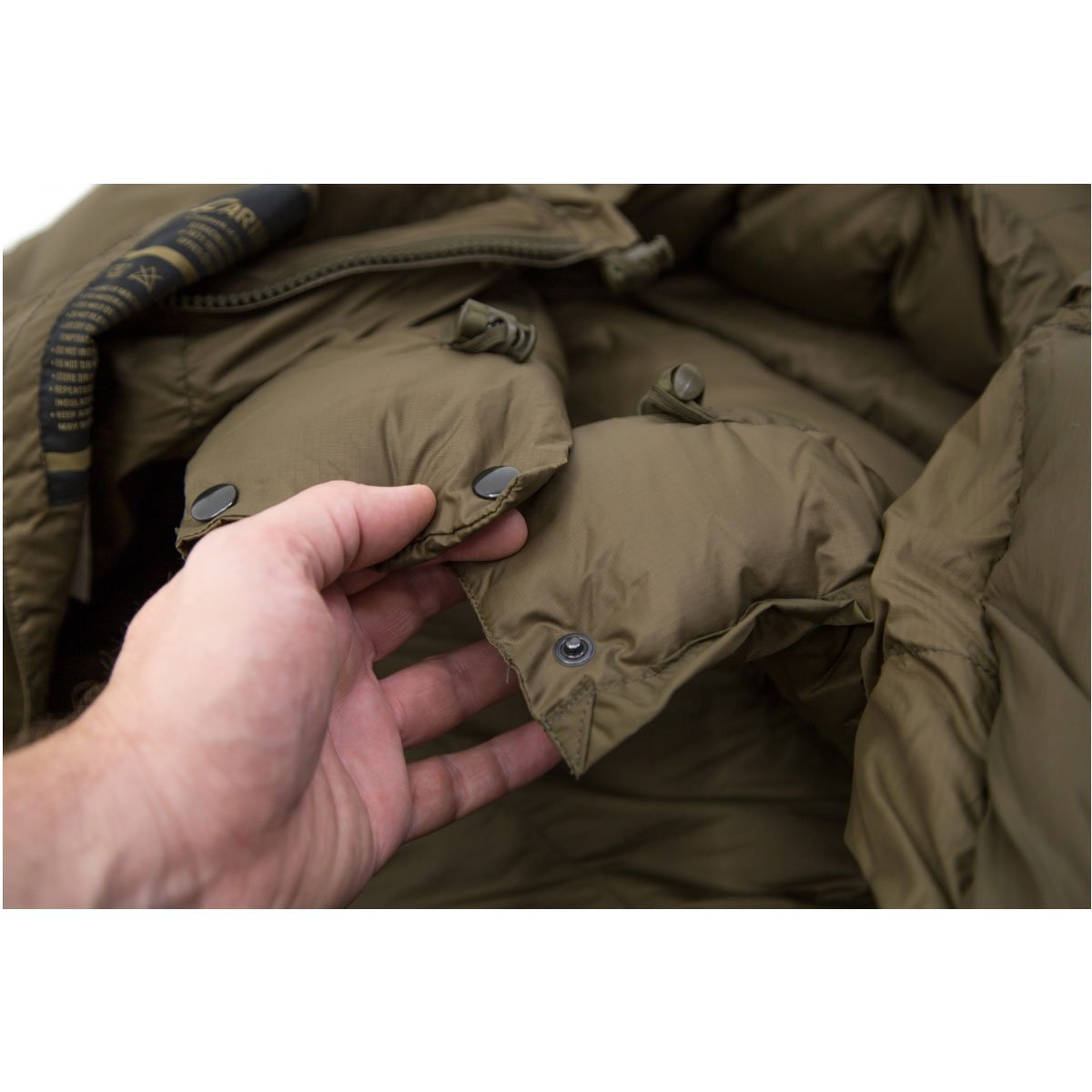 Sac de couchage duvet Carinthia Survival Down 1000, confort -20 °C / extrême -42 °C, 1850 g