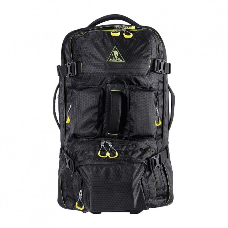 Sac de voyage Ares Elite Case 85L à roulettes, poignée rétractable métal, 65 × 40 × 30 cm