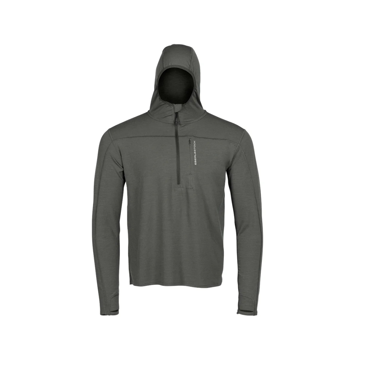 Sous-veste à capuche Eberlestock Lochsa Merino 300 g/m² en laine mérinos avec glissière 1/4