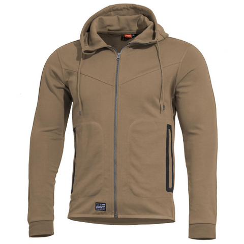 Sweat à capuche Pentagon Pentathlon 2.0 coton-polyester à poches soudées coupe étroite