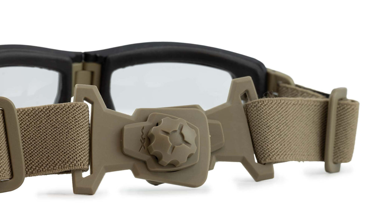 Système de fixation sur casque Wiley X pour masque WX Lynx platines latérales dédiées