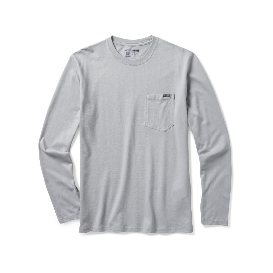 T-shirt Elite manches longues 5.11 Tactical coton ringspun poche poitrine coupe régulière