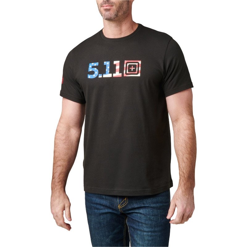 T-shirt Land Of The Free 5.11 Tactical polycoton respirant traité antimicrobien