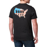 T-shirt Land Of The Free 5.11 Tactical polycoton respirant traité antimicrobien