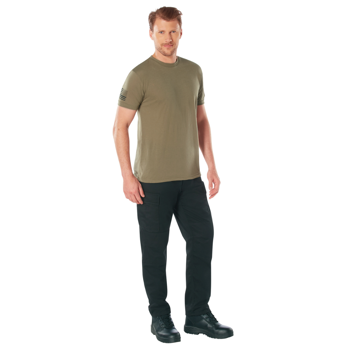 T-shirt Rothco Athletic Fit avec Patch