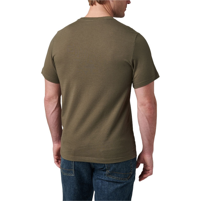 T-shirt Traveler Tee 5.11 Tactical logo graphique polycoton traité antimicrobien