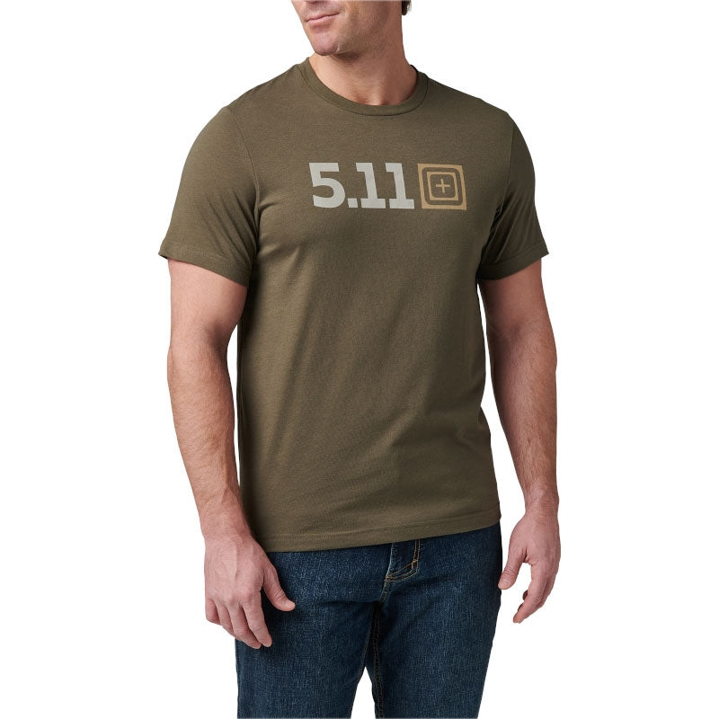 T-shirt Traveler Tee 5.11 Tactical logo graphique polycoton traité antimicrobien