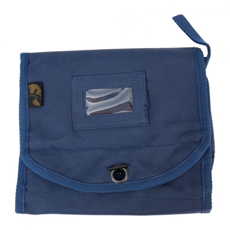 Trousse de toilette Ares TTOPS PM en polyester 600D, imperméable, 11 poches et miroir incassable