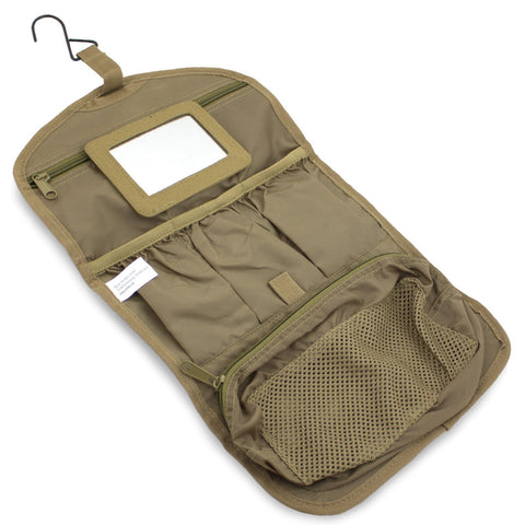 Trousse de toilette Mil-Tec Classic en polyester PVC à suspendre avec multiples compartiments d'organisation