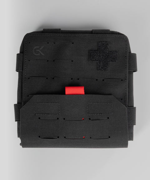 Trousse sanitaire IFAK GK Dutycall sur platine MOLLE pour lot de premiers secours