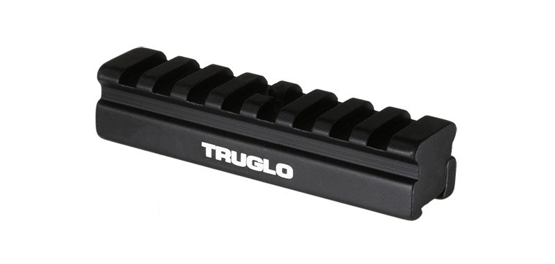 Truglo Adaptateur 11mm en Picatinny - Weaver 50 g pour le montage sur trépied, interface normalisée