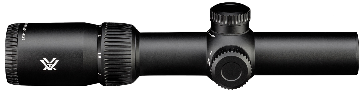 Vortex Crossfire HD 1-4x24 grossissement 1-4 x 24 mm champ 100 m – 24,4 m à 100 mètres