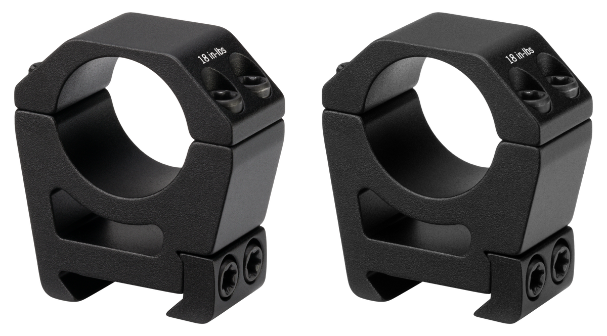 Colliers 25,4mm Vortex Sport 90 g pour la reprise d'optique sur rail, sans usinage