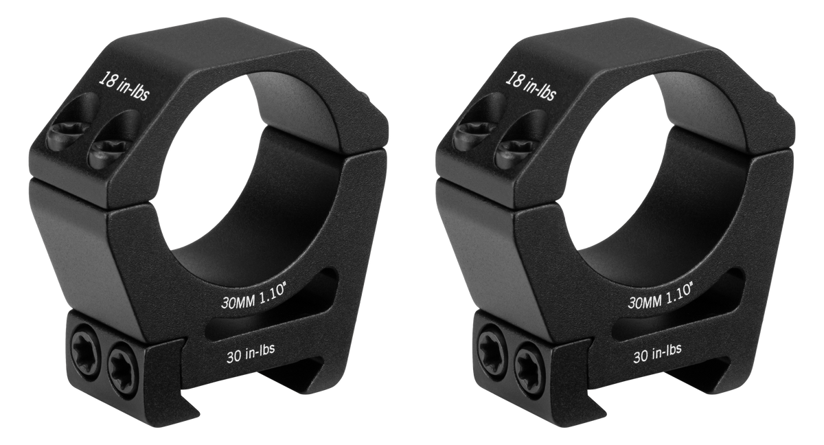 Colliers 30mm Vortex Sport 90 g pour la reprise d'optique sur rail, sans usinage